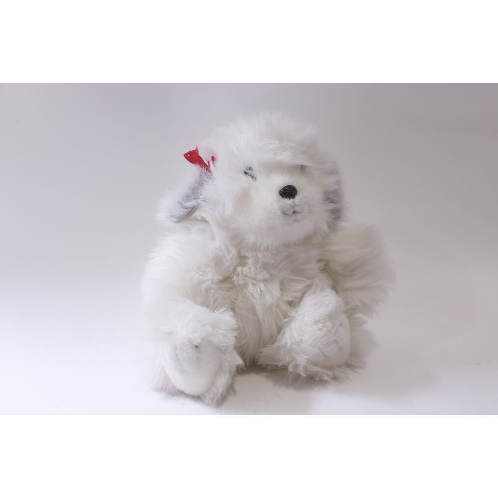 Mervyn's, White Dog, Medium Plush, Vintage, Toy, Stuffed Animal, ~ 250604-WH 293